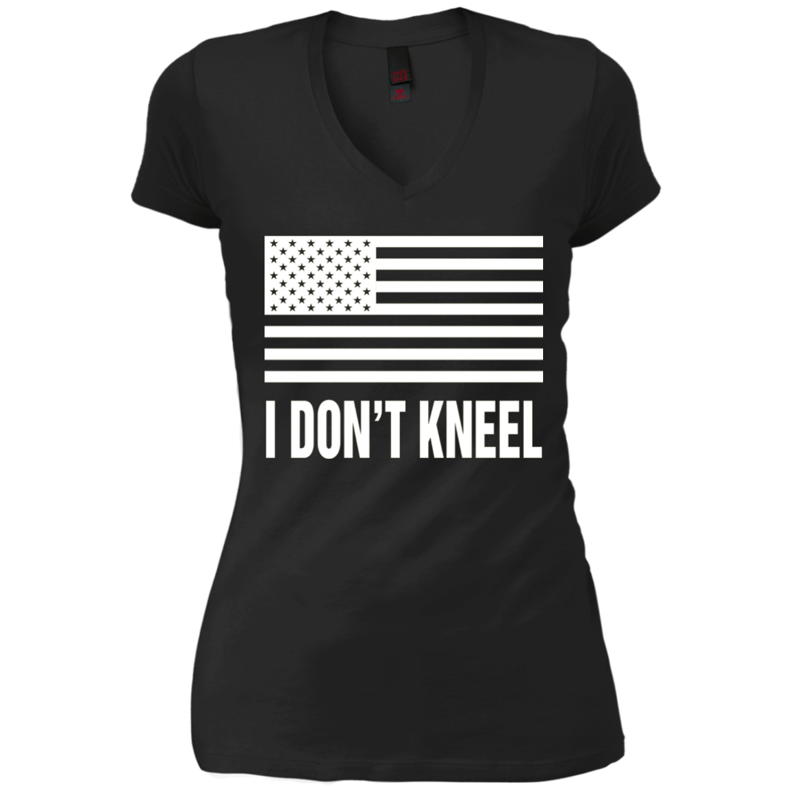 American Flag I Don't Kneel Patriotic T-Shirt