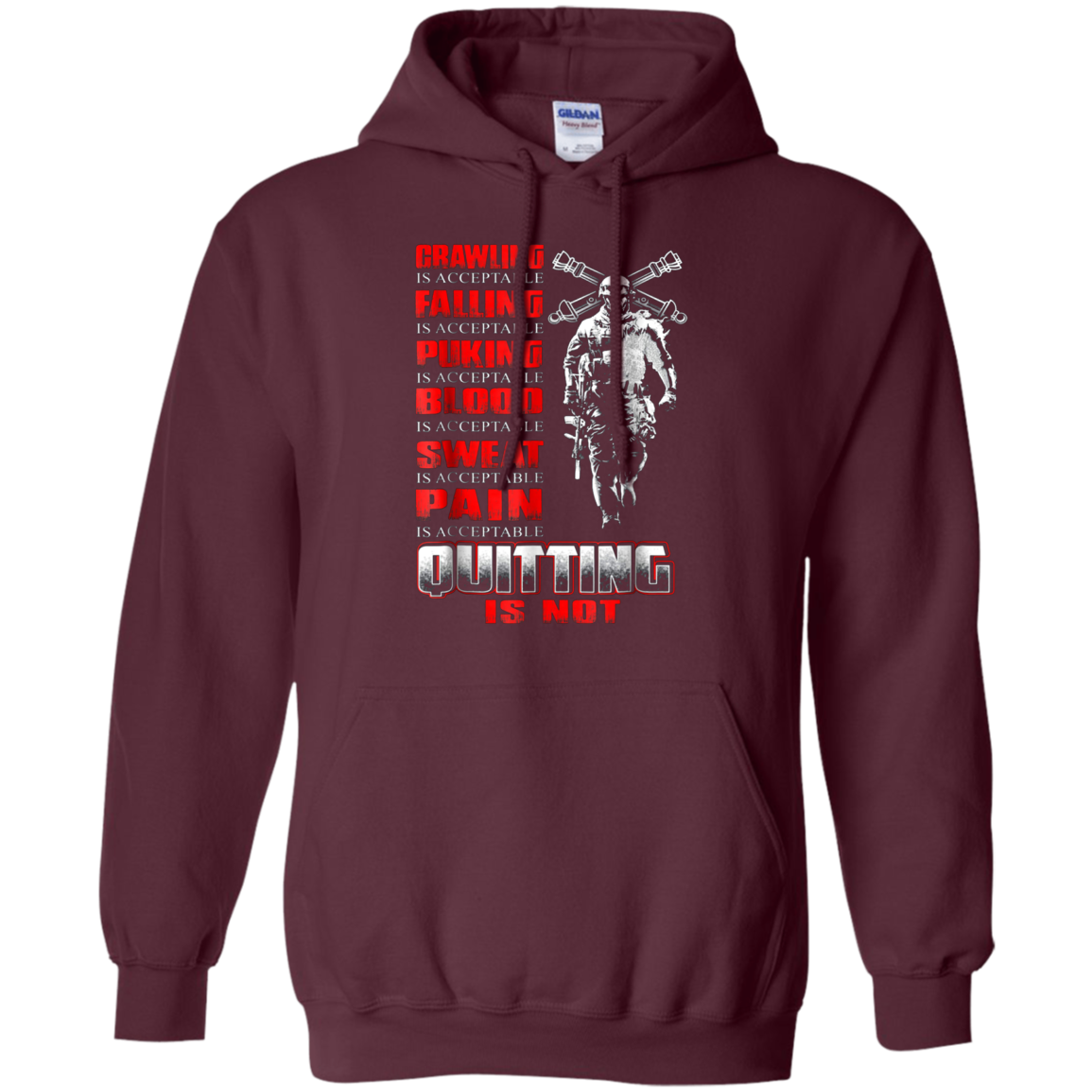 Artilleryman T-shirt , Quitting Is Not