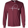 Image of Aerobatic Pilot Heartbeat | Airshow Fan Aerobatic Pilot Tee