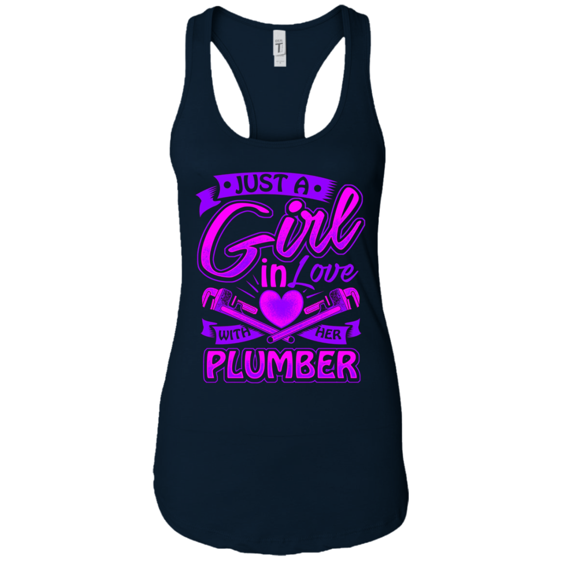 A Girl on love with her Plumber t shirt for Plumbers Wife