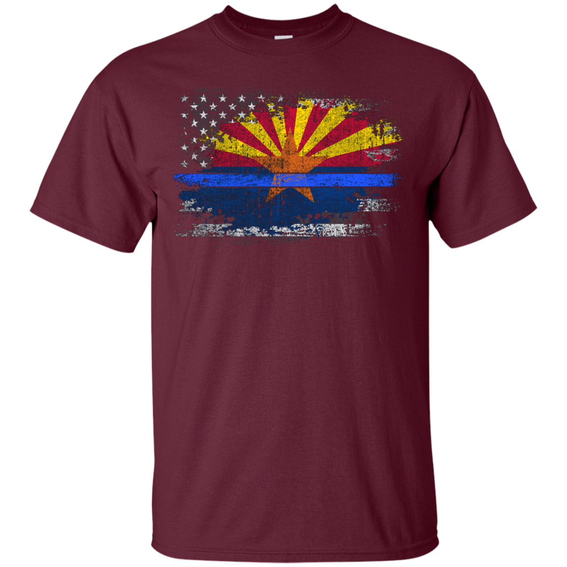Arizona Thin Blue Line Flag T-Shirt