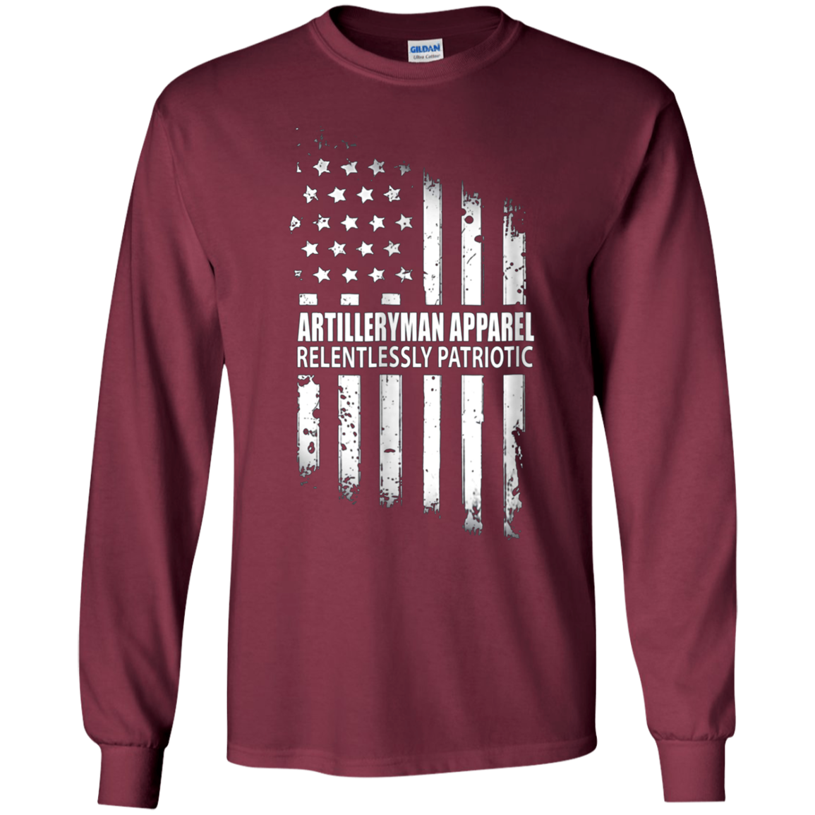 Artilleryman T-shirt, Artillery Apparel Relentless Patriotic
