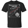 Image of Appalachian Trail Map Retro Long Sleeve Tee Shirt