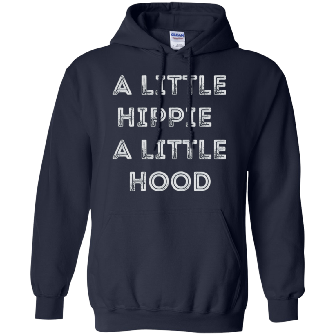 A Little Hippie A Little Hood Distressed T-Shirt