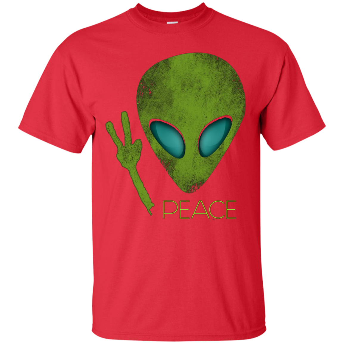 Alien Peace Cool Funny T-Shirt Cute UFO Lover Birthday Gift