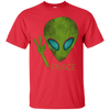 Image of Alien Peace Cool Funny T-Shirt Cute UFO Lover Birthday Gift