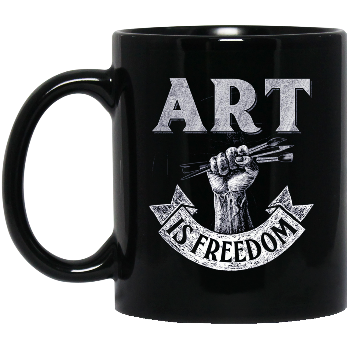 Art is Freedom great t shirt for artists who love to draw