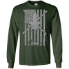 Image of AH-64 Apache Gunship Military Helicopter Vintage Flag Tee