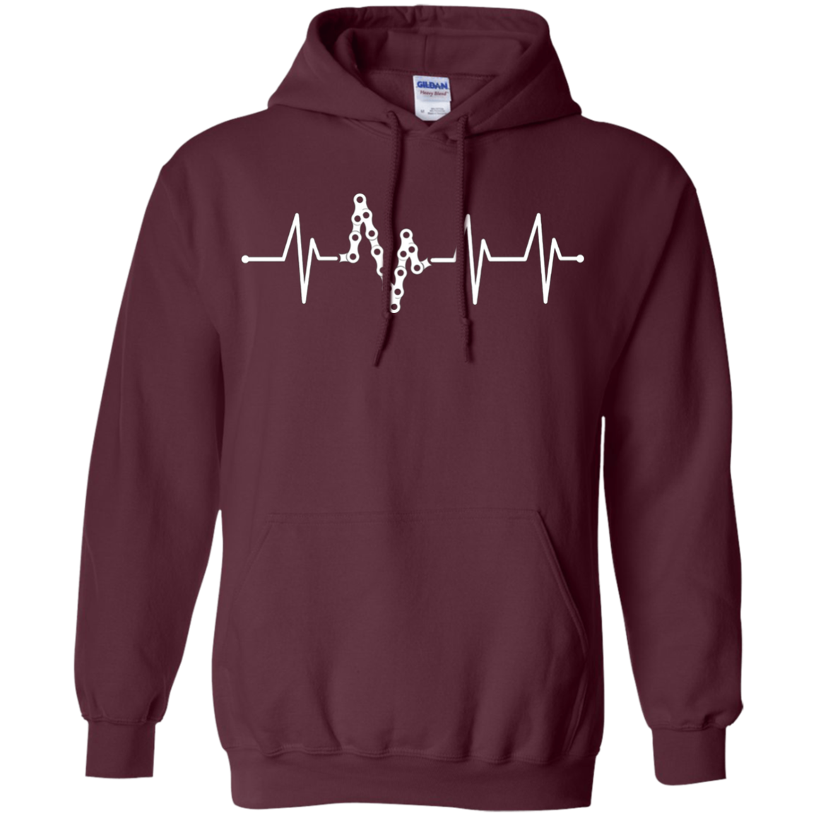 Bike Heartbeat Pulse Shirt - Funny Bike Shirt