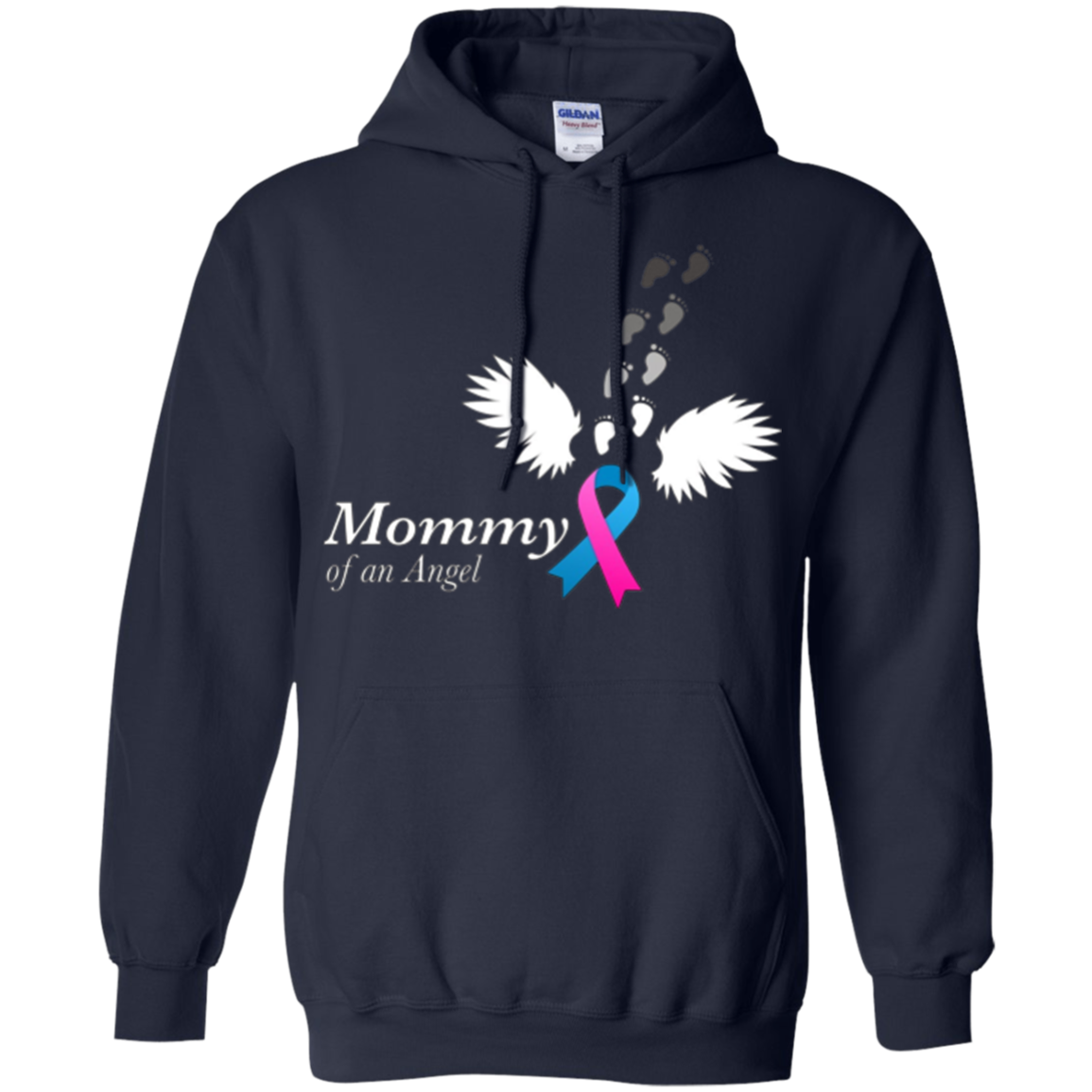Angel Mommy T-Shirt. Miscarriage Awareness Infant Loss Tee