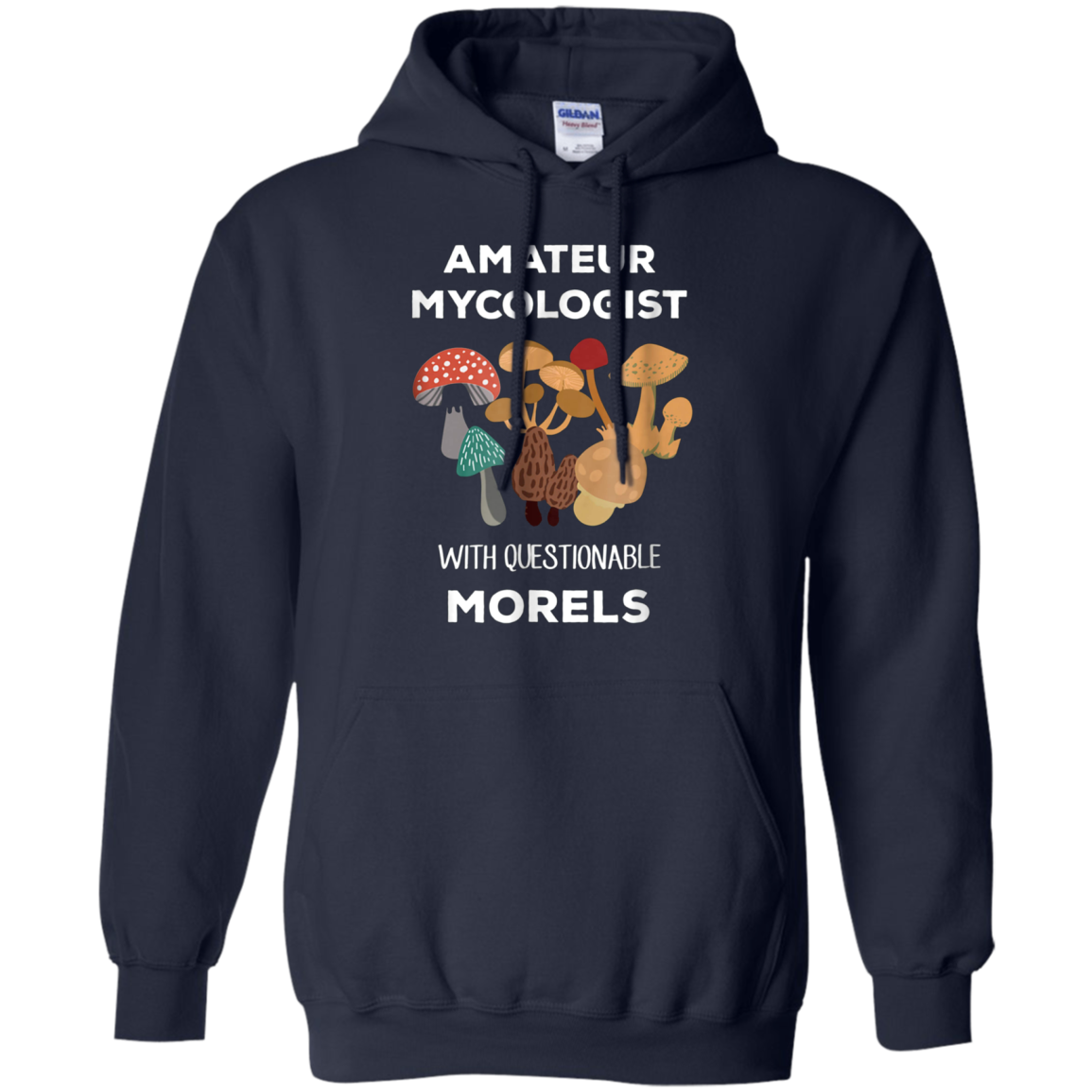 Amateur Mycologist with Questionable Morels Mycology Shirt