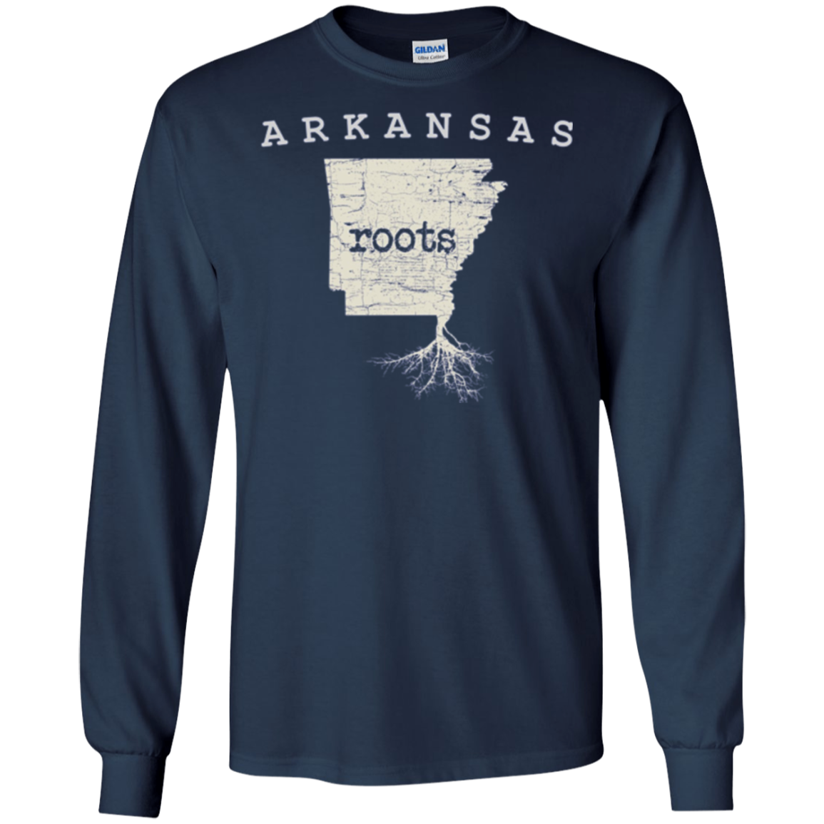 Arkansas Roots Long Sleeve T-shirt, Love Home Native State