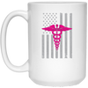 Image of American Flag Nurse Long Sleeve Shirt Gift