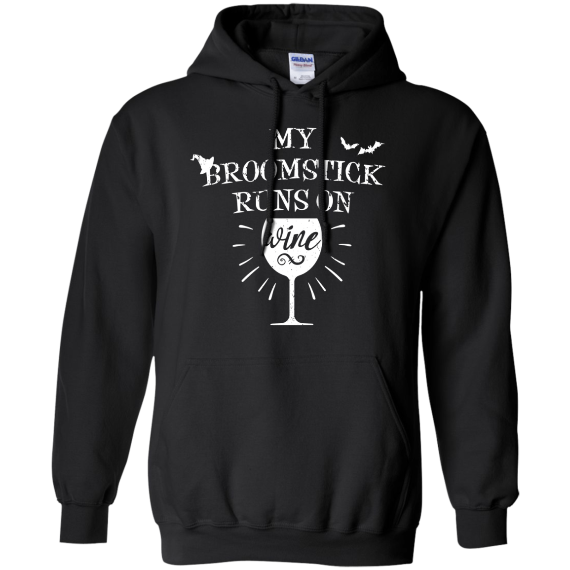Witchy My Broomstick Runs on Wine T-Shirt