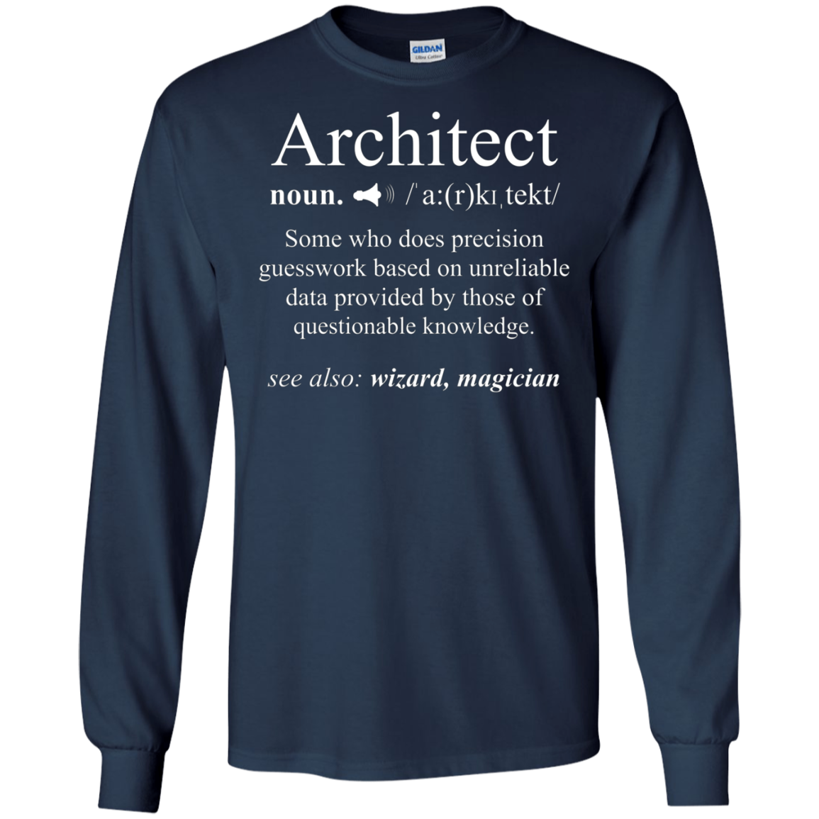 Architect Definition T-Shirt - Funny Cool Architecture Gift