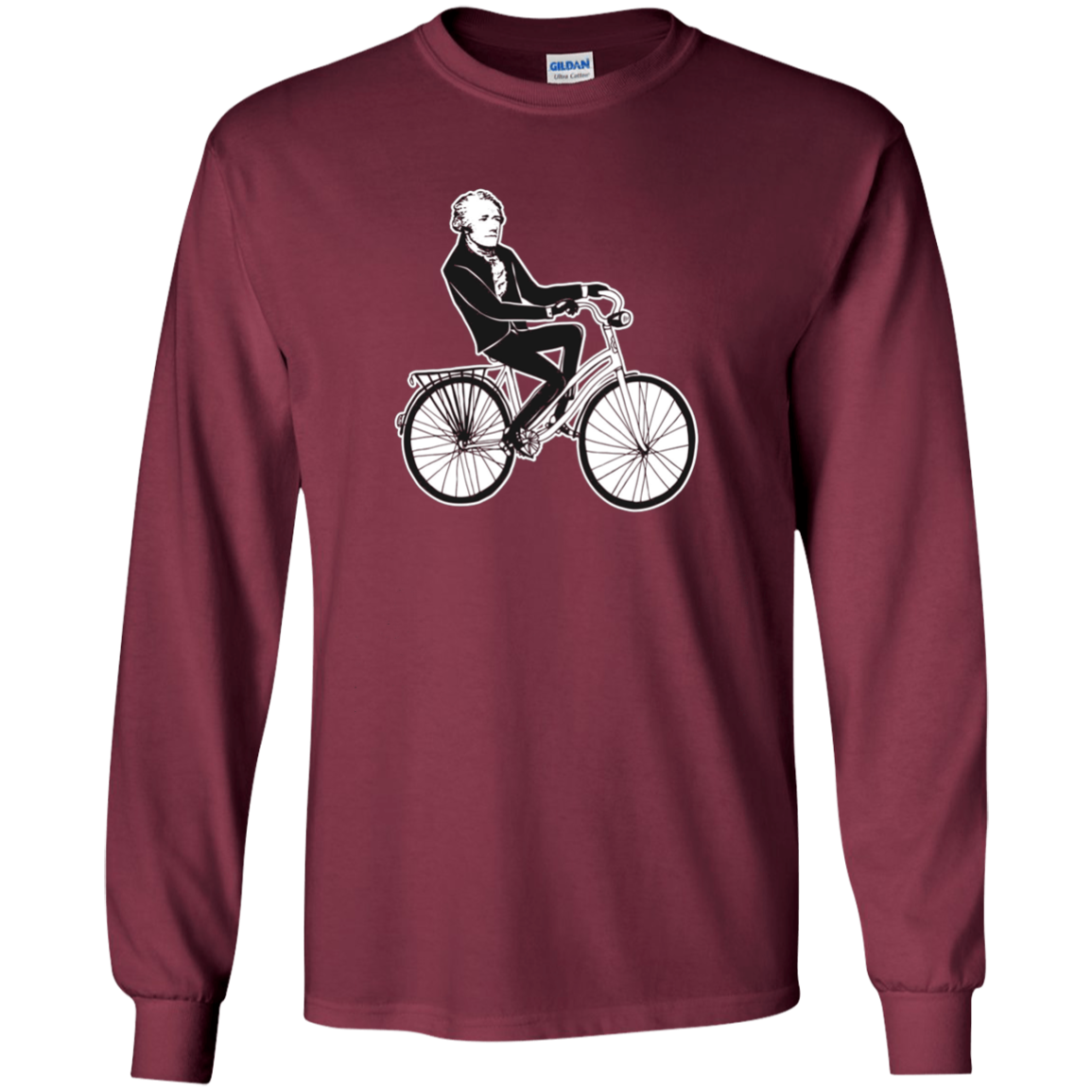 Alexander Hamilton Shirt | Alexander Hamilton on a Bicycle