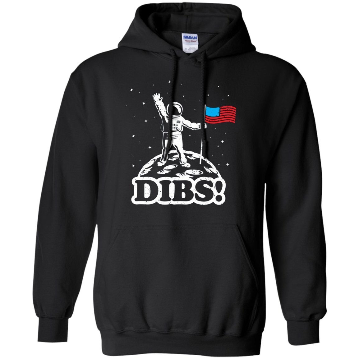 American Flag on Moon July 4th funny t shirt Astronaut space