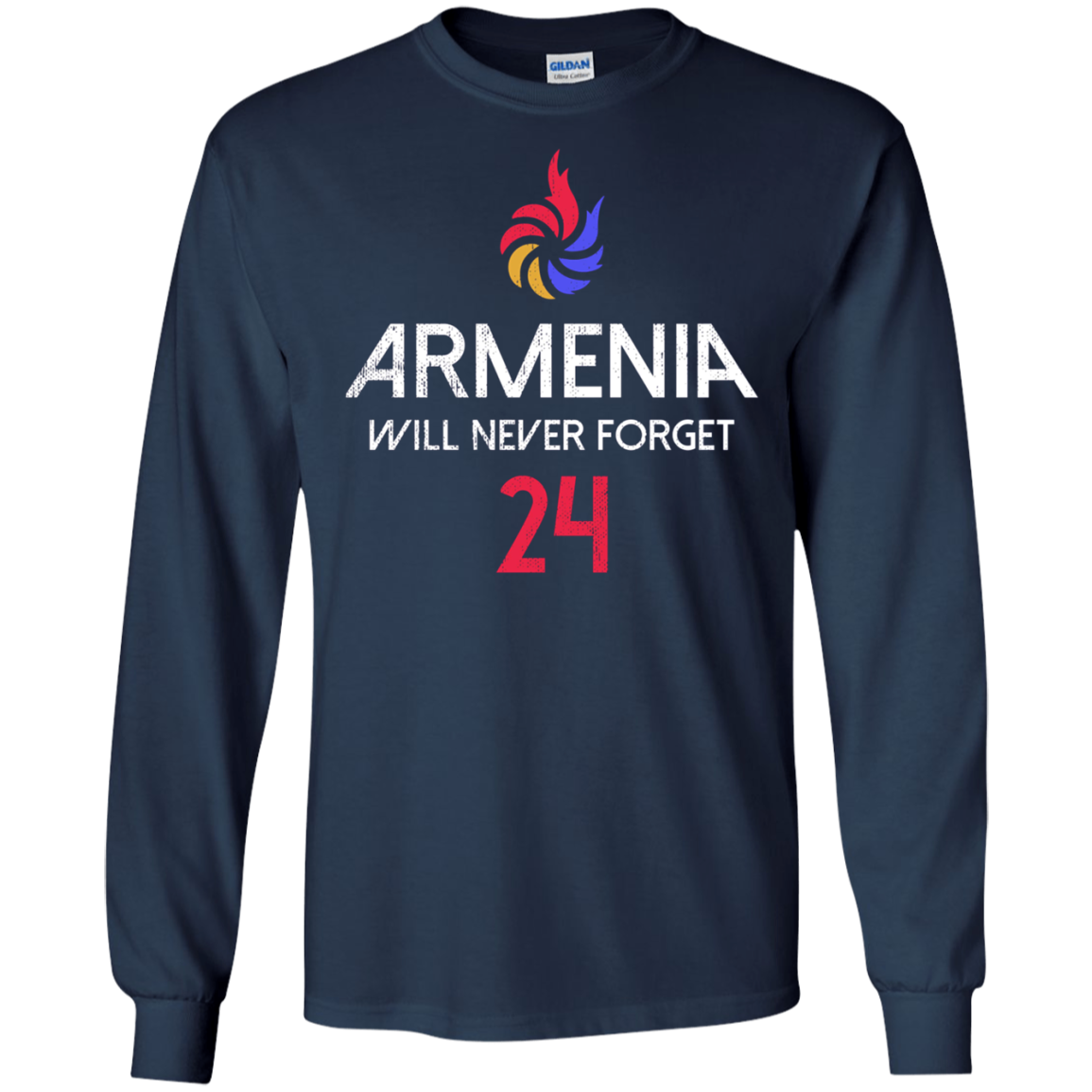 Armenia Will Never Forget T-shirt for to show Armenian Pride