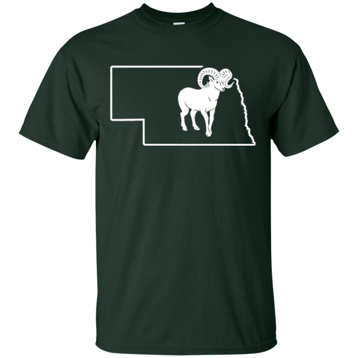 Bighorn Sheep Art Shirt Nebraska Bighorn Sheep Hunting