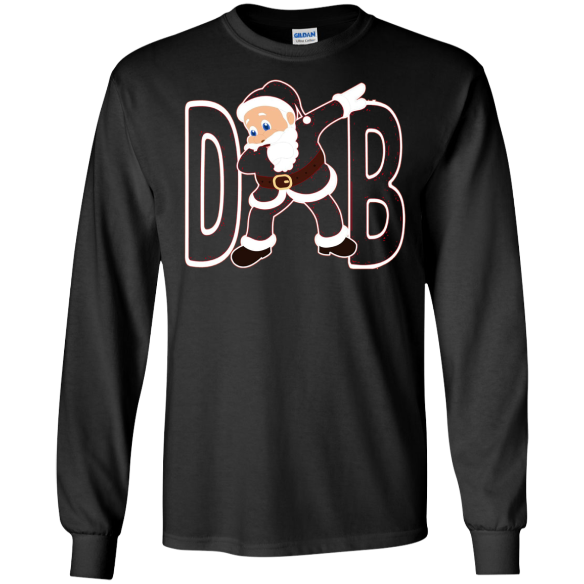 Santa Dabbing Funny and Cute Christmas Holiday Gift T-Shirt