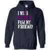 Image of Alzheimer's Awareness T-shirt I Wear Purple For My Friend