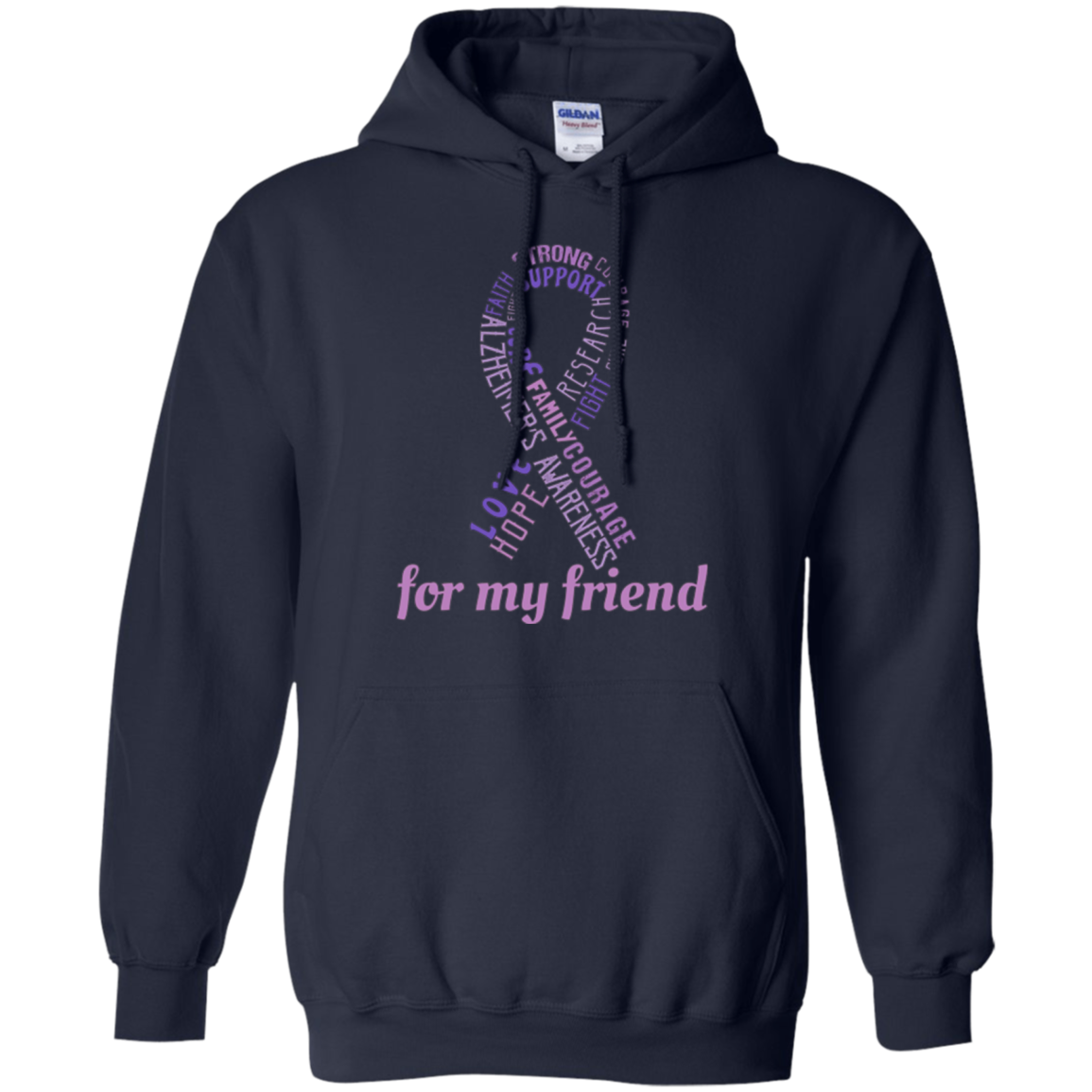 Alzheimer's Awareness T-Shirt For My Friend