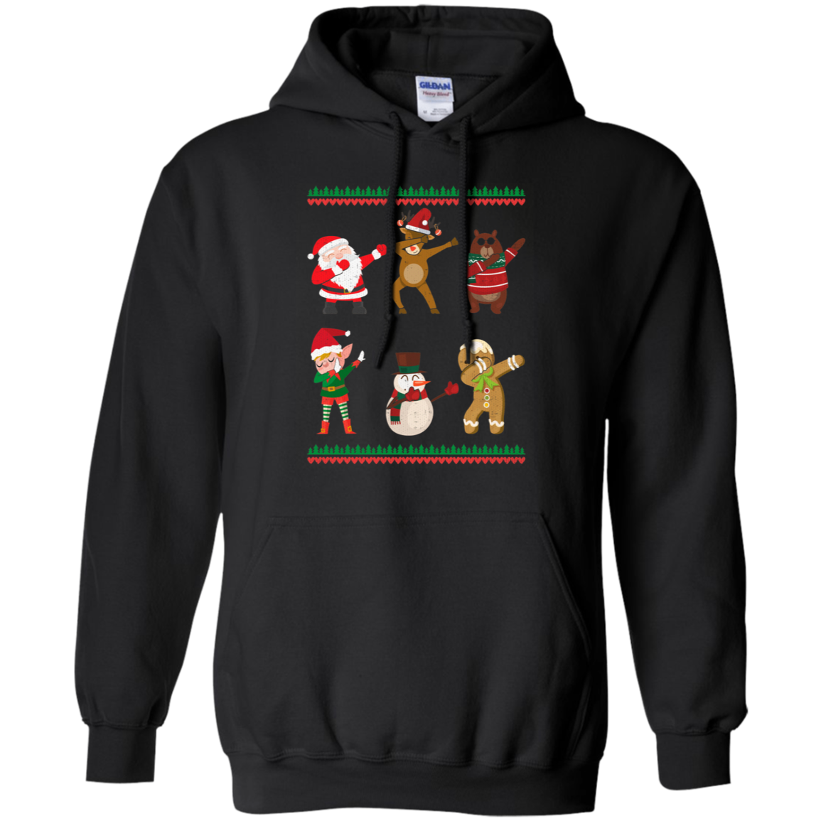 christmas Shirts dabbing santa and friends