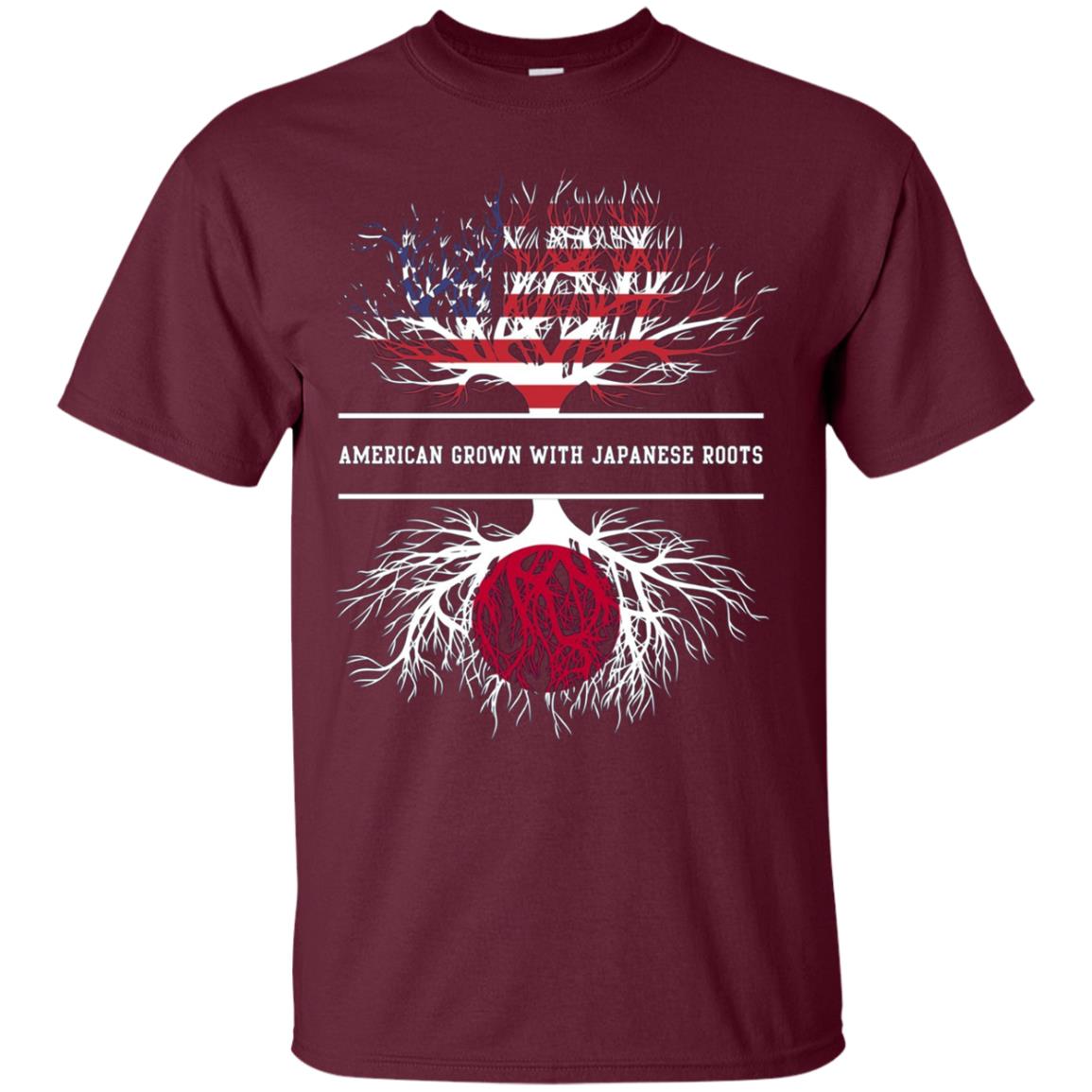 American Grown With Japanese Roots T-Shirt Japan Tee