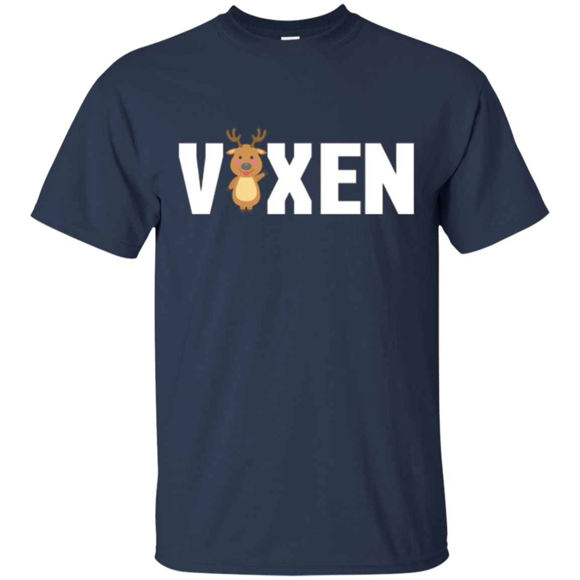 Santa's Reindeer T-shirt - Vixen Christmas Reindeer