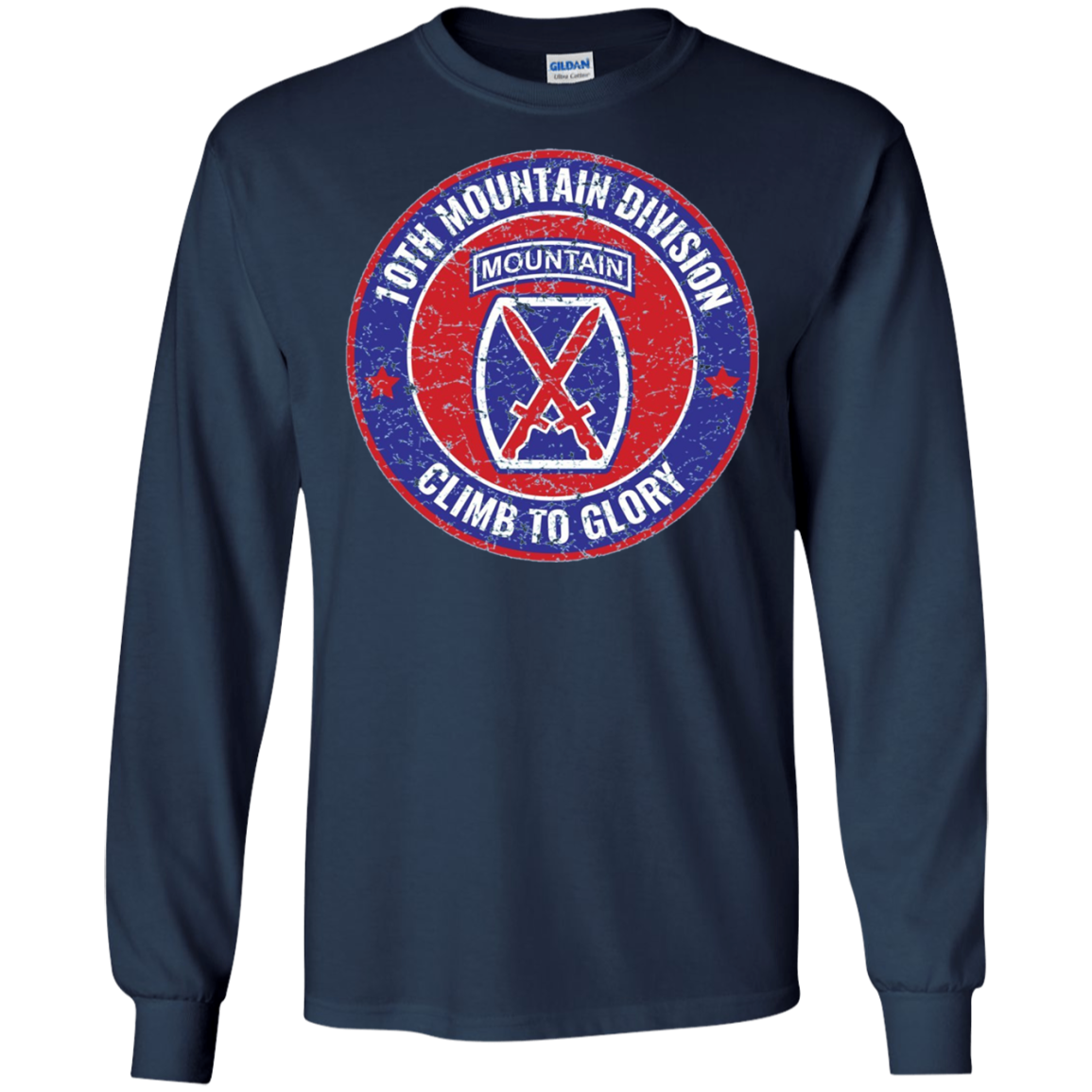 10th Mountain Division T Shirt Climb To Glory 20550