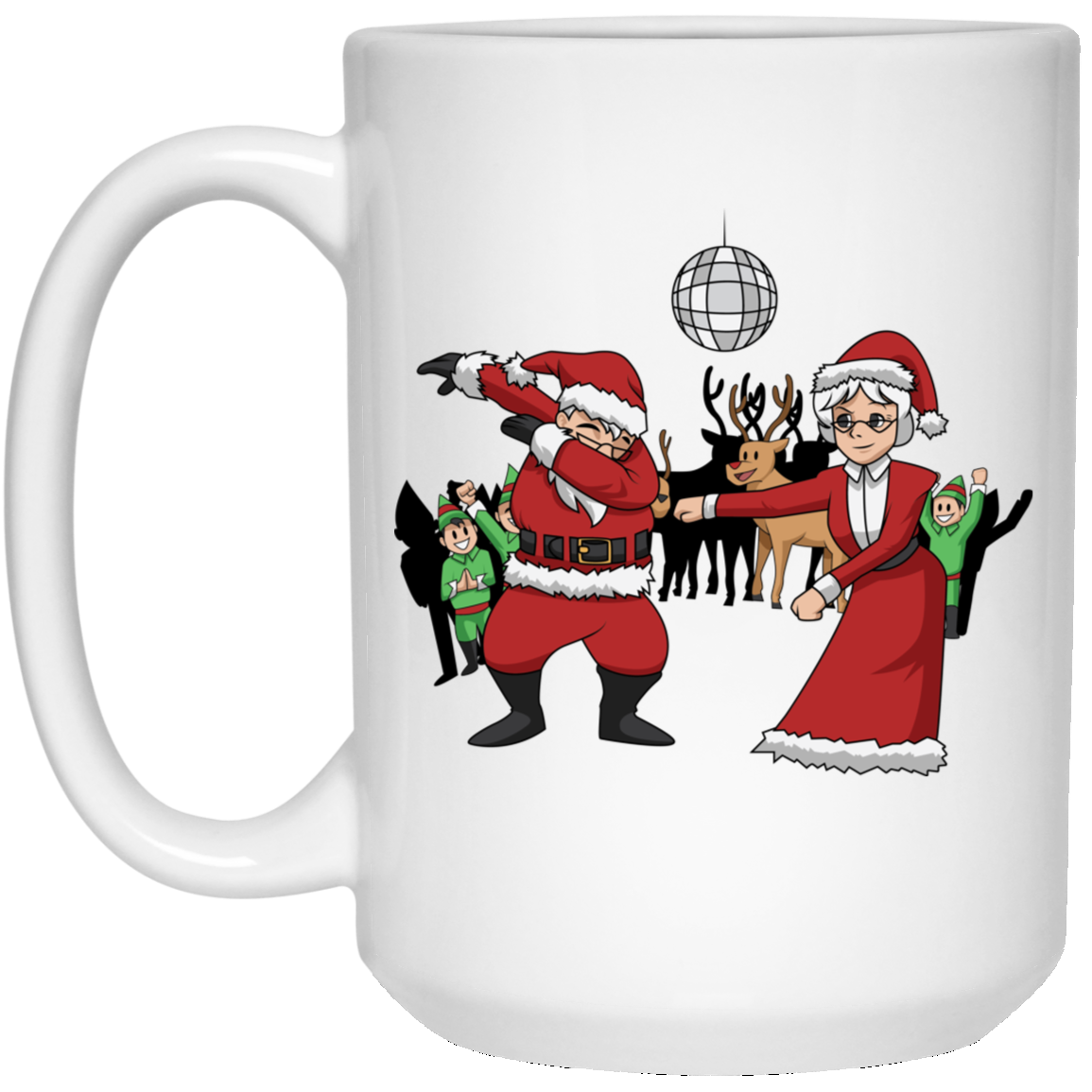 Santa Dabbing Tshirt Mrs. Claus Flossing Shirt