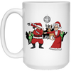 Image of Santa Dabbing Tshirt Mrs. Claus Flossing Shirt