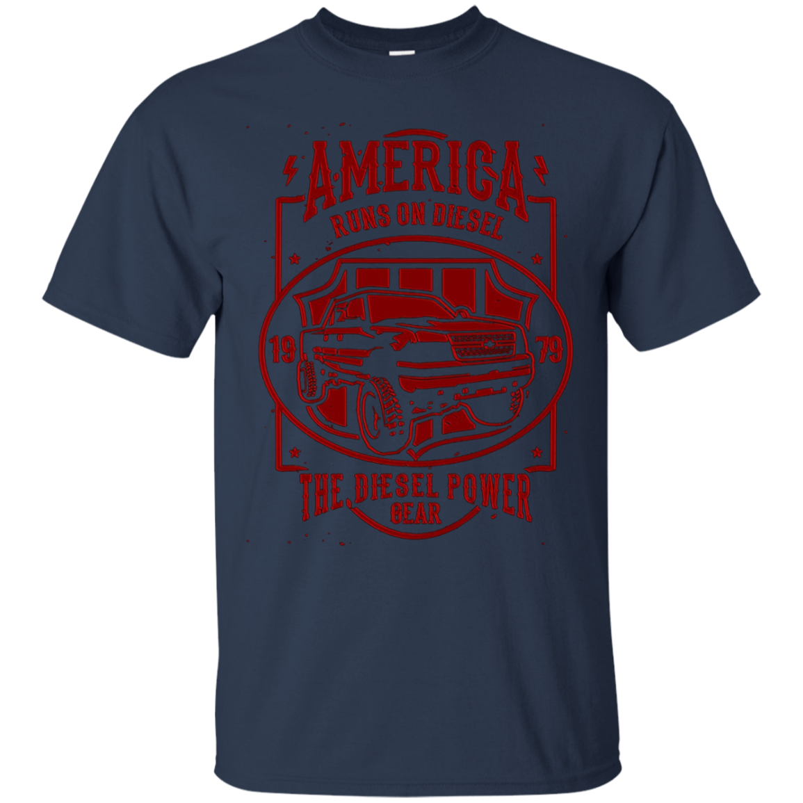 T-shirt American Run On Diesel