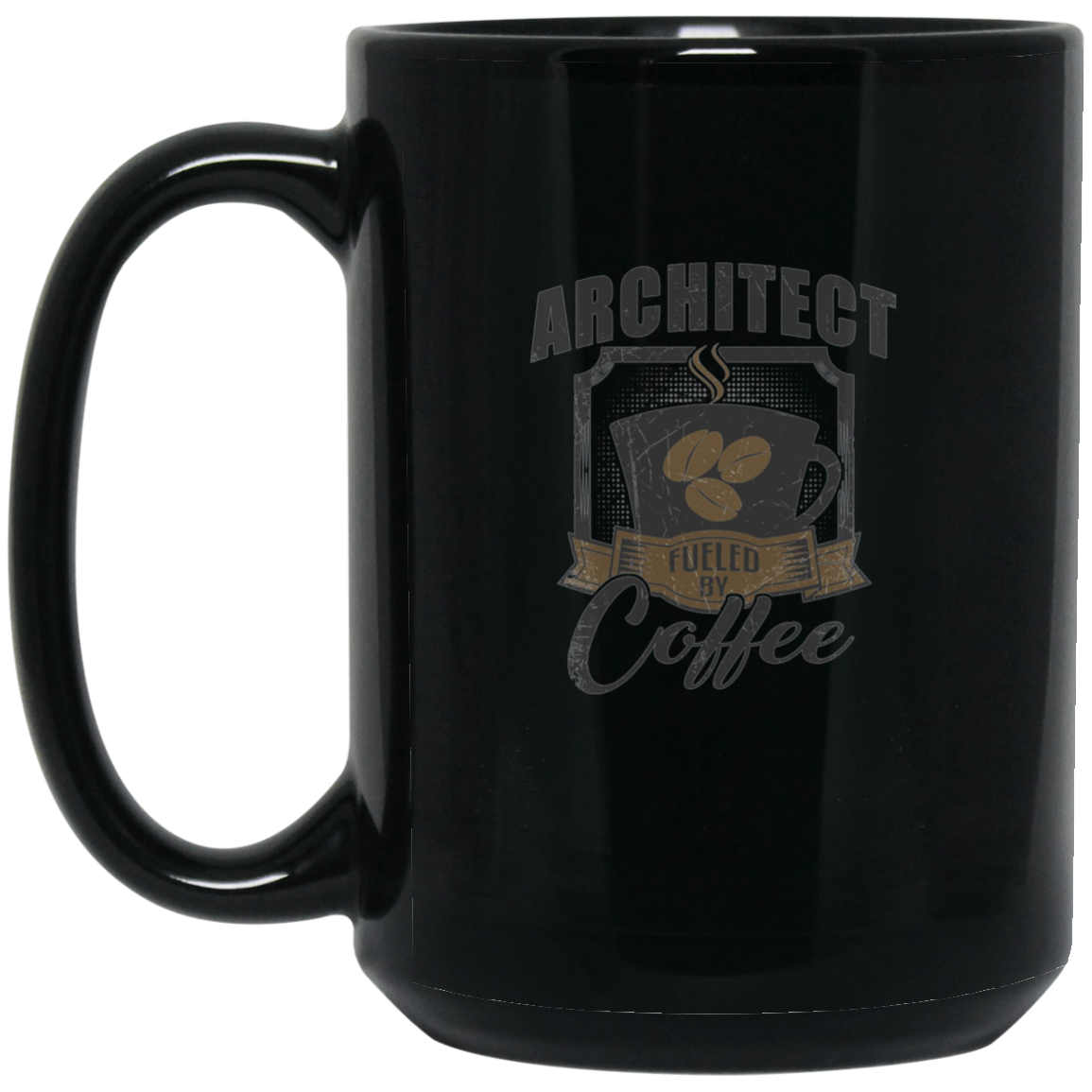 Architect Fueled By Coffee Funny Long Sleeve T-Shirt