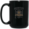 Image of Architect Fueled By Coffee Funny Long Sleeve T-Shirt