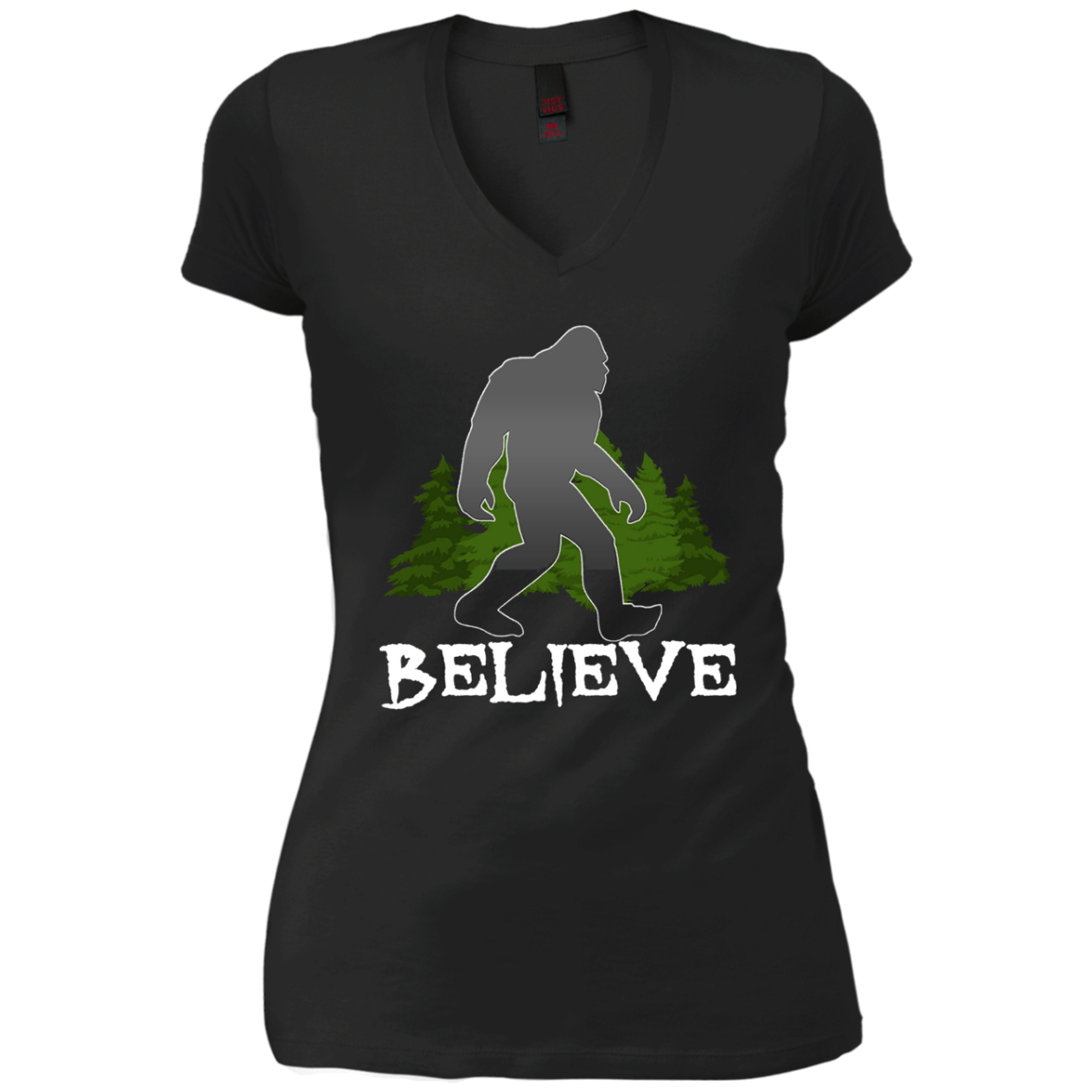Bigfoot, Sasquatch, Yeti, I Believe Tshirt, Silhouette