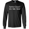 Image of Santa Fake News T-Shirt Trump Joke Funny Christmas Gift
