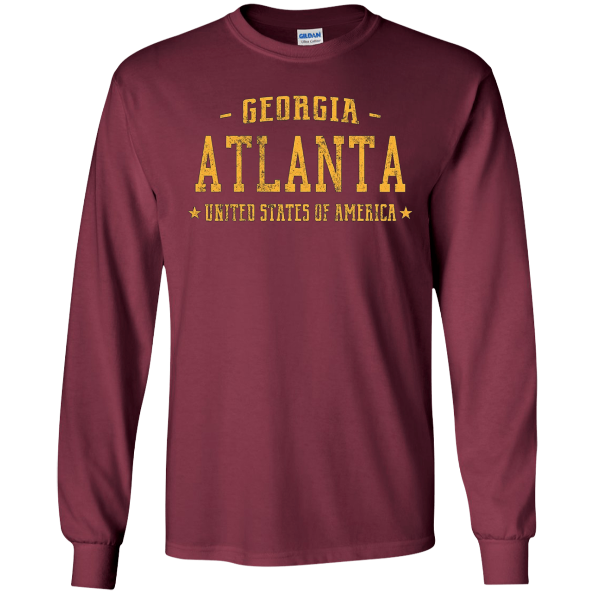 Atlanta Georgia T-Shirt Vintage Sports Design Shirt