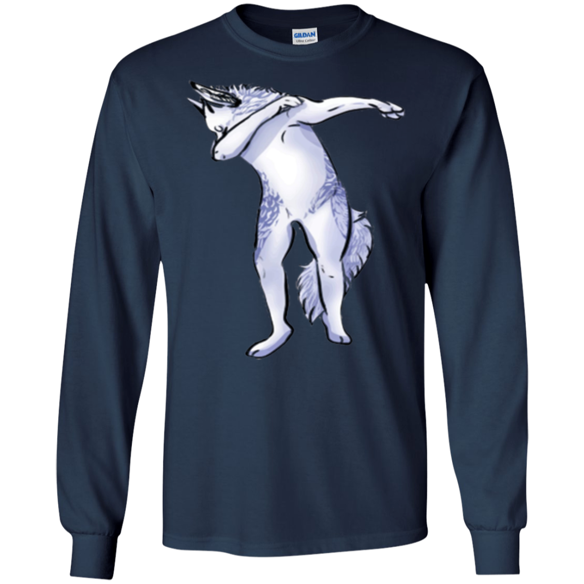Wolf Cute Dabbing T-Shirt Funny Dab Dance Gift Shirt