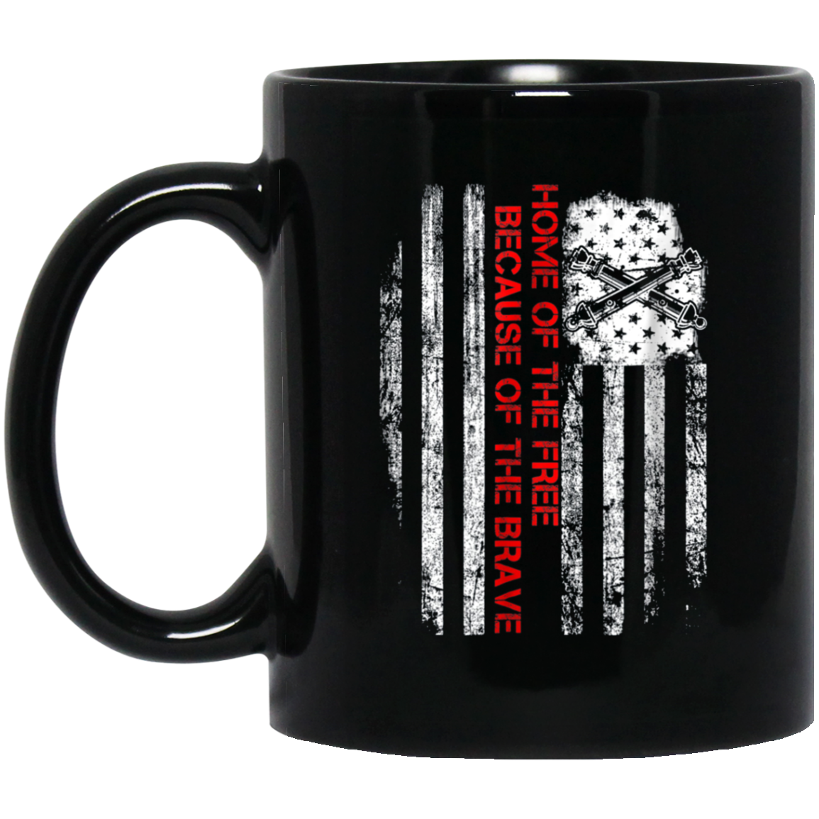 Artilleryman Home of the free because of the brave Shirt