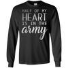 Image of Army Wife Shirt Girl , Half Of My Heart Is In The Army