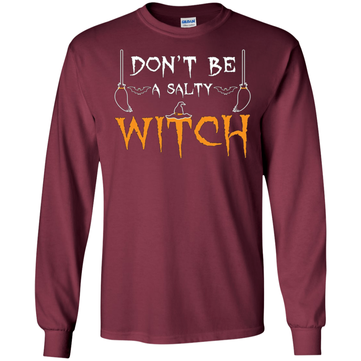 Adult Halloween Shirts - Funny Don't Be A Salty Witch TShirt