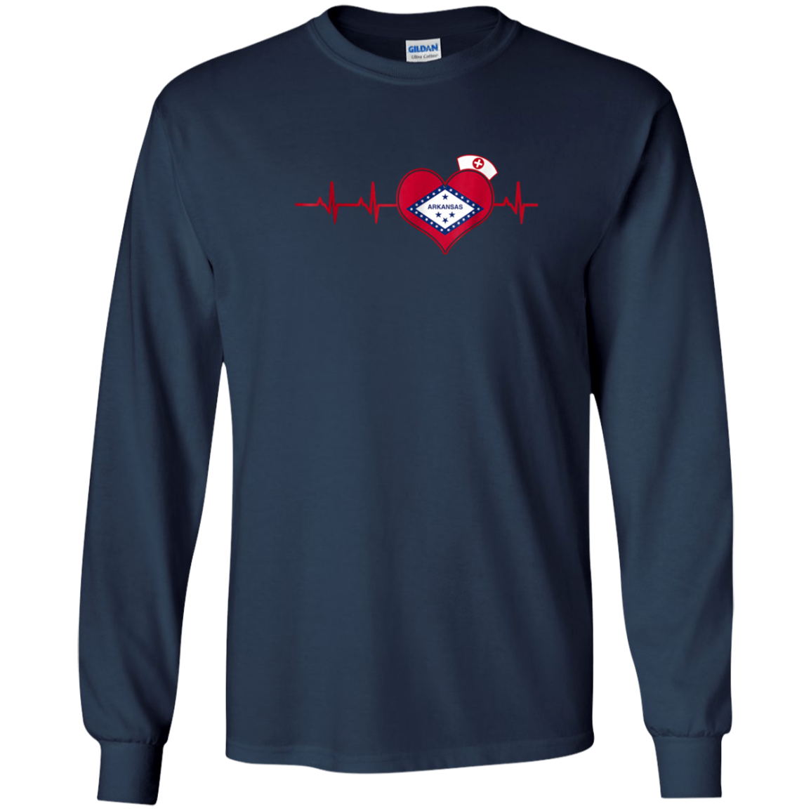 Arkansas Nurse Heartbeat T-shirt National Nurses Week