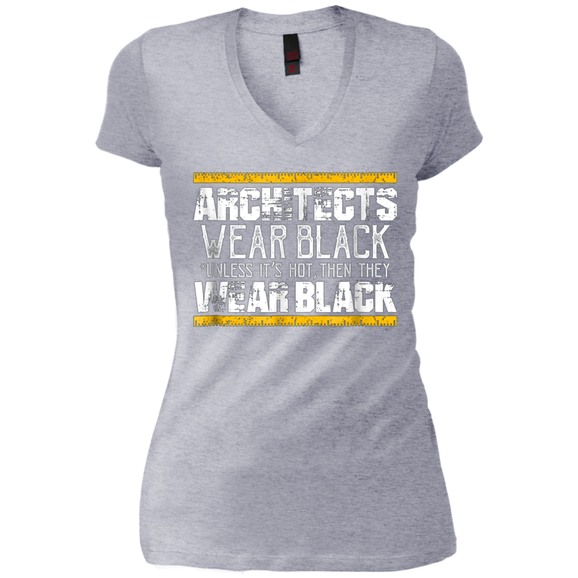 Architects Wear Black: Funny Architect Gift T-Shirt