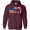 Image of ASIAN ELEPHANT American Flag Vintage T-Shirt
