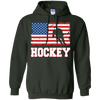 Image of American Flag Hockey Tshirt Patriotic