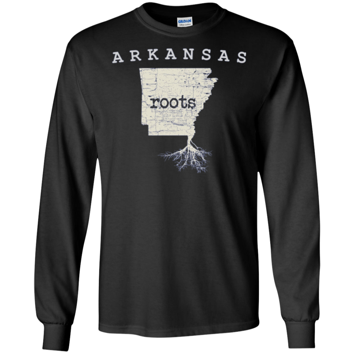 Arkansas Roots Long Sleeve T-shirt, Love Home Native State