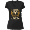 Image of All Men Are Created Equal The Best Are Born April 14th Tee