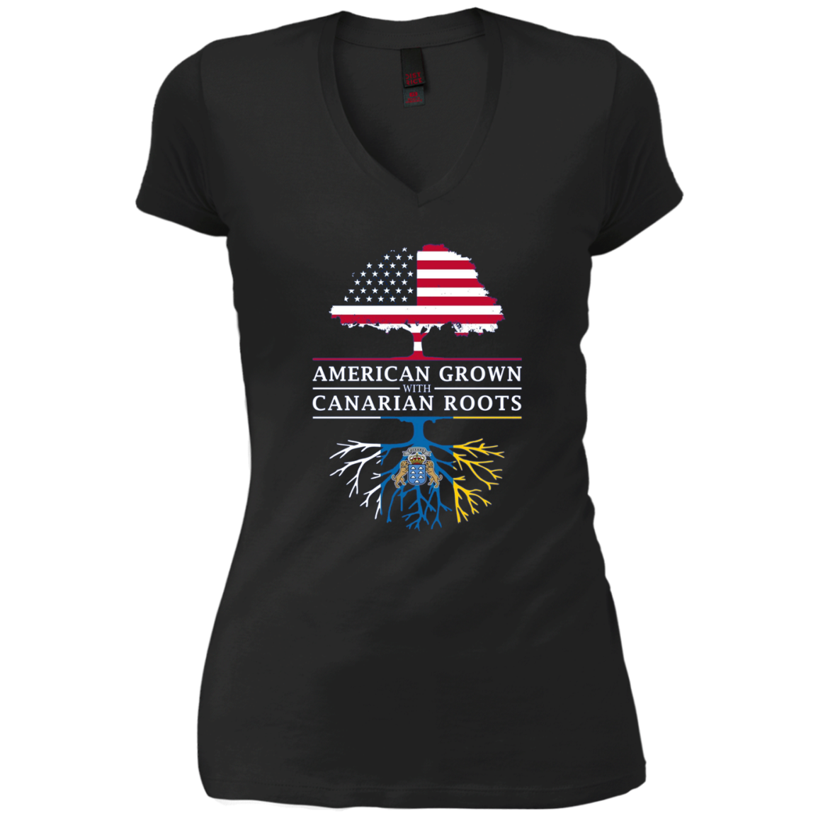 American Grown with Canarian Roots - Canary Islands Shirt