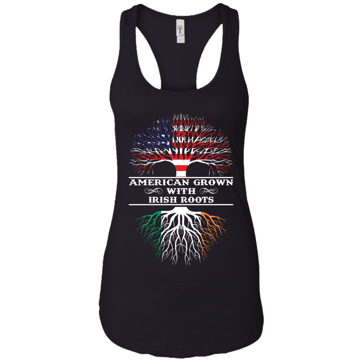 American Grown With Irish Roots Tee Shirt